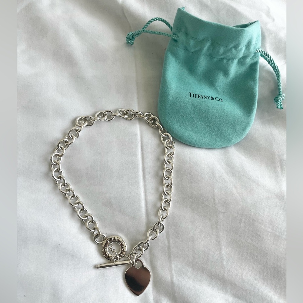 Tiffany & Co. Silver Interlocking Chain Necklace